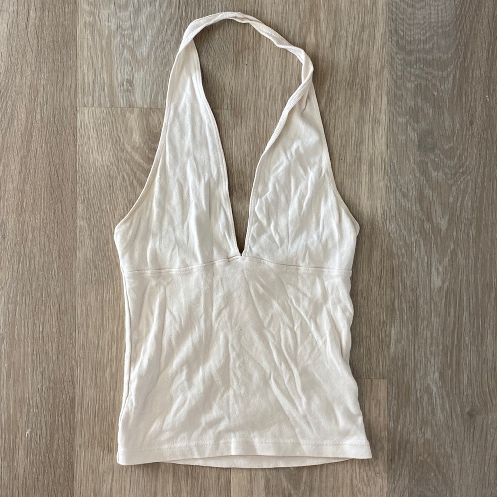 Urban Outfitters cream halter top